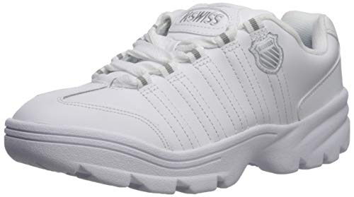 K-Swiss Men's ALTEZO Sneaker, White/Silver, 11 M US