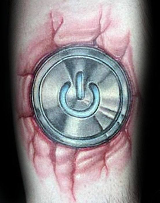 3d Masculine Power Symbol Tattoos For Men
