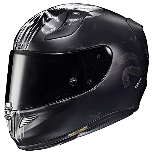 HJC RPHA 11 Pro Punisher Helmet (X-Large) (Black/White)