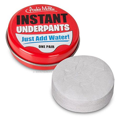 Archie Mcphee Instant underpants. Just add water one pair