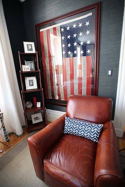 framed american flag