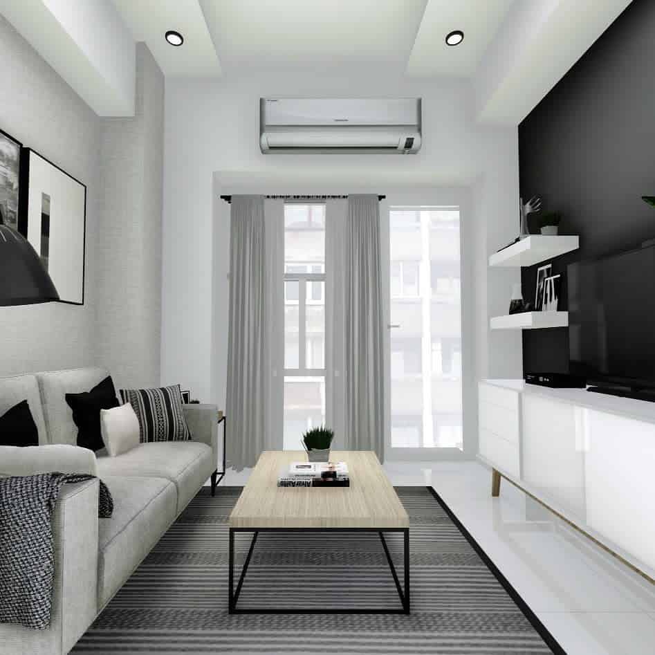 Apartment Minimalist Living Room Studio.btdesigns