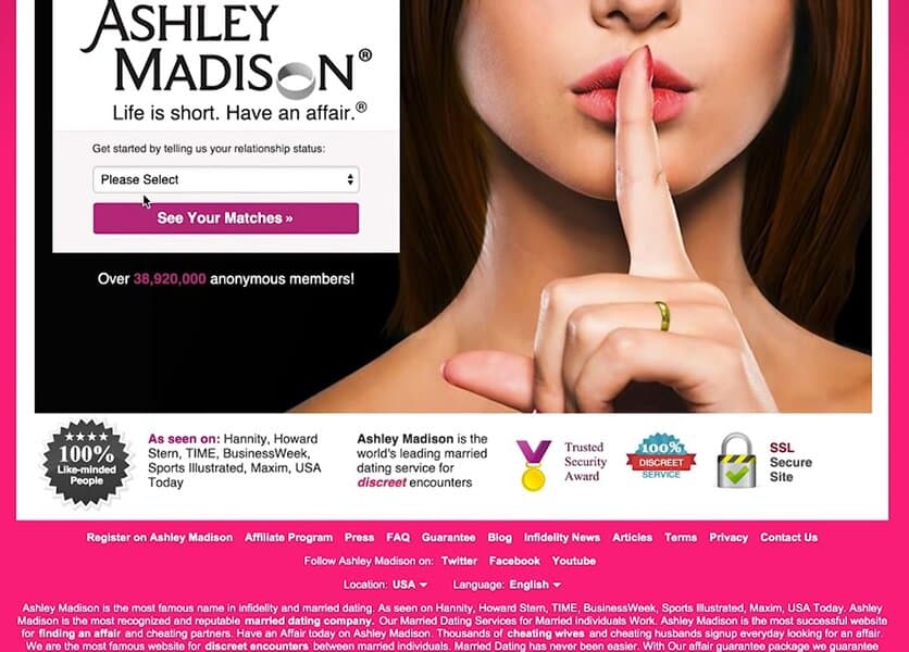 Ashley Madison Dating Site