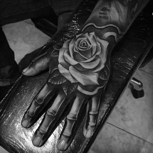 Badass Rose Tattoo Inspiration For Men