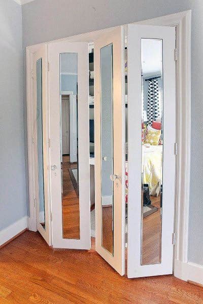 bifold mirror closet doors