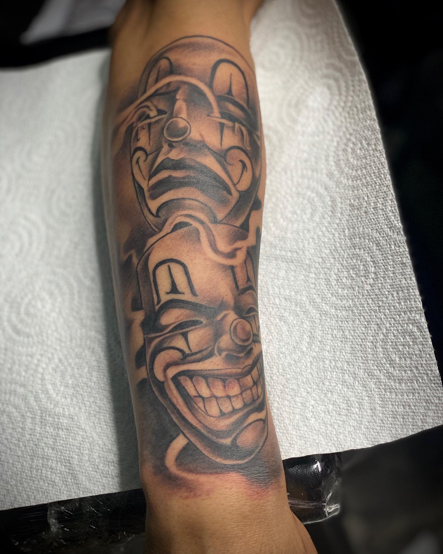 Clown Smile Now Cry Later Tattoo -neker_mx