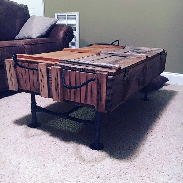 ammo crate coffee table 