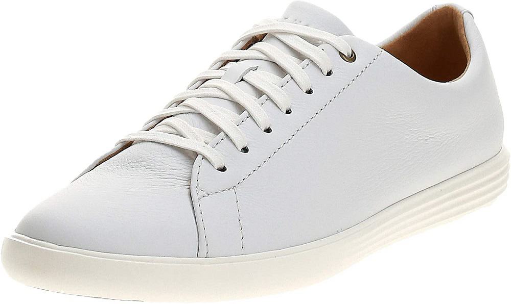 cole haan mens grand crosscourt li runner shoes in white color