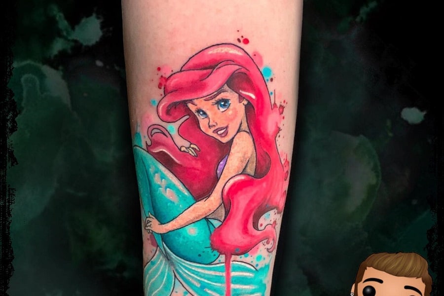 Top 60+ Best Little Mermaid Tattoo Ideas – [2022 Inspiration Guide]