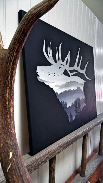 deer canvas