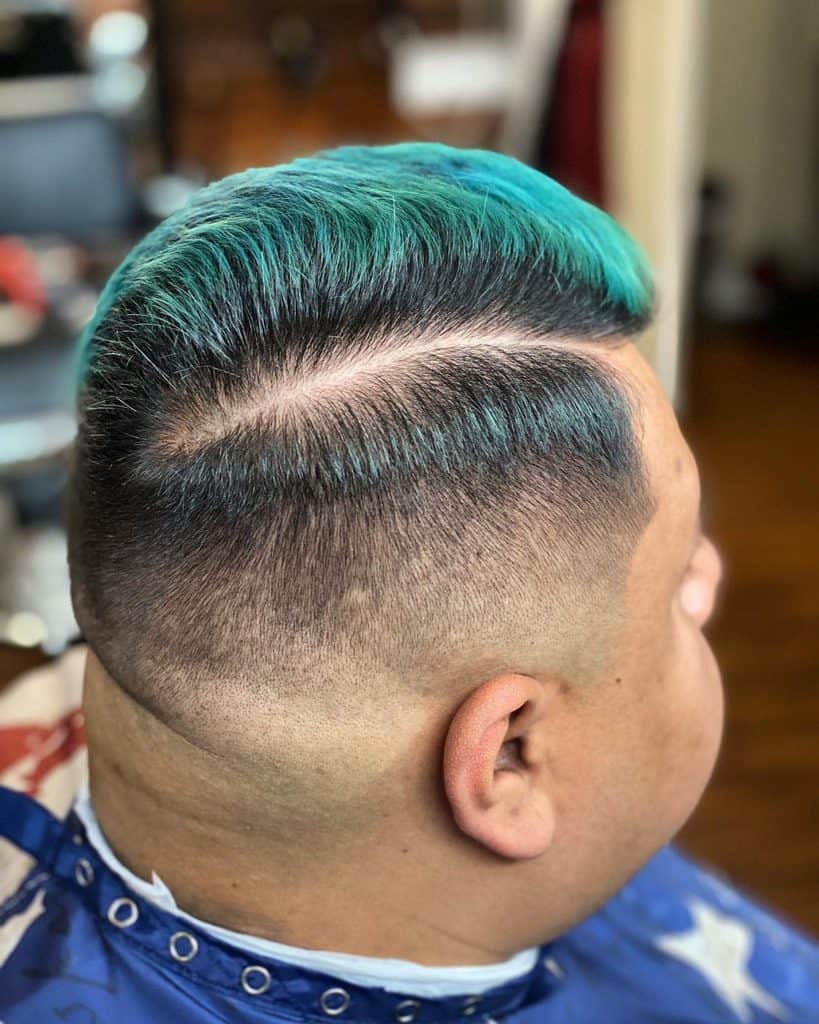 Disconnected Combover Hairstyle