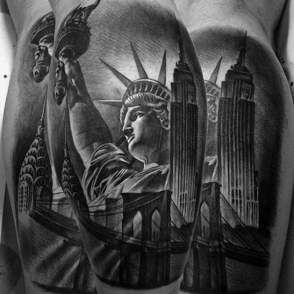 Empire State Building Male Tattoos