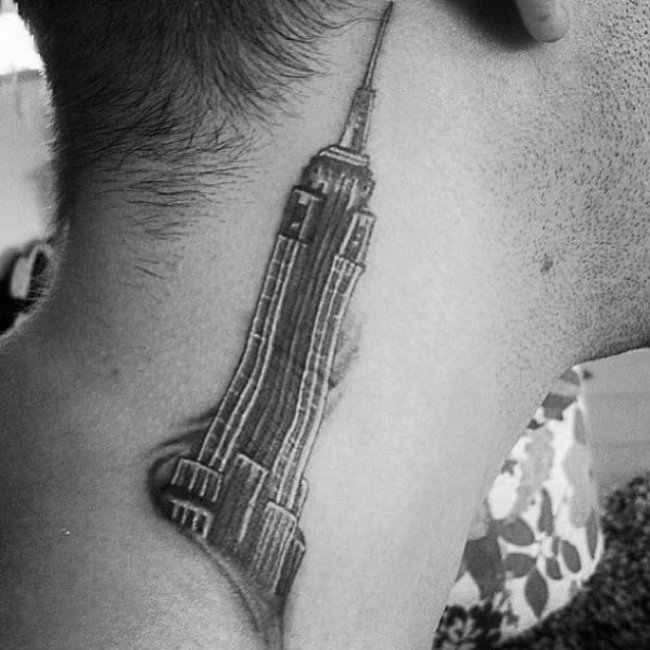 Empire State Building Tattoo Ideas For Men
