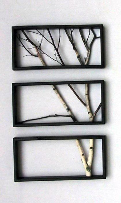 framed tree branch 