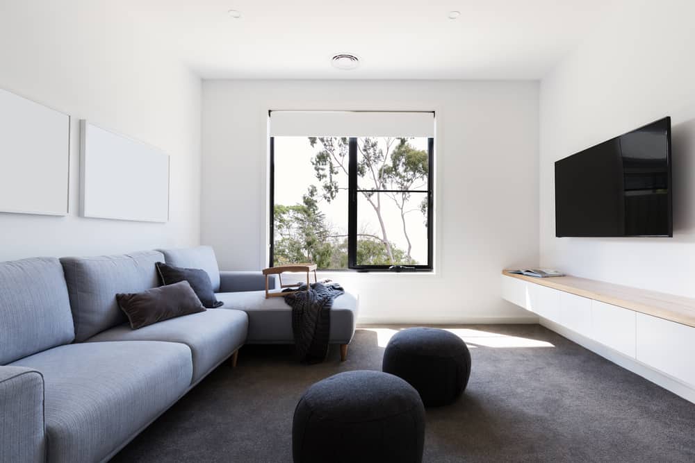Gray Minimalist Living Room 4