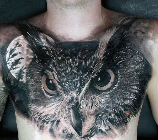 Japanese Owl Tattoo For Men