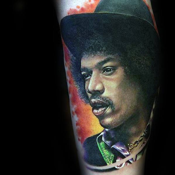 Jimi Hendrix Tattoos For Gentlemen
