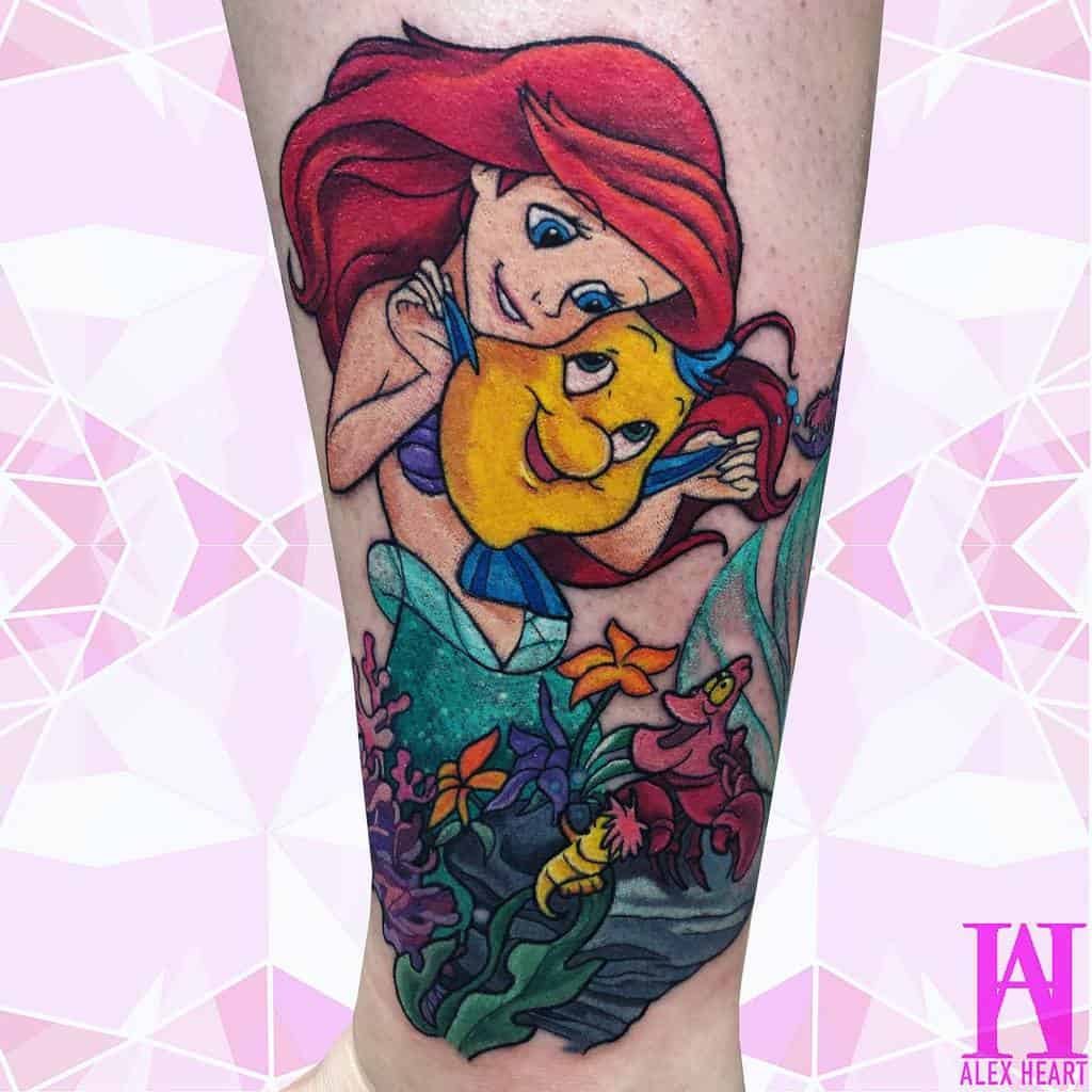 Little Mermaid And Friends Tattoo Thisisalexheart