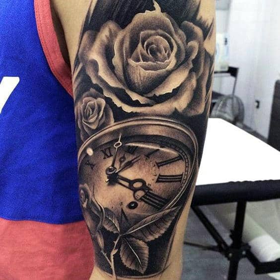 nextluxury realistic 11 black and grey rose tattoos