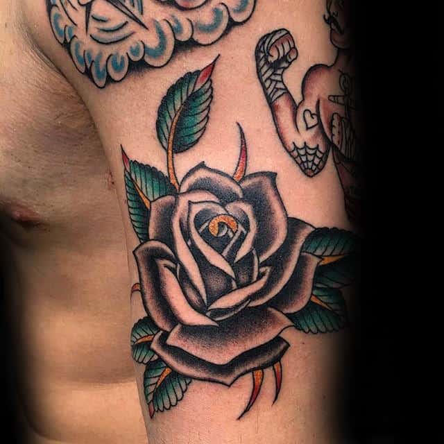 nextluxury shaded 2 black and grey rose tattoos