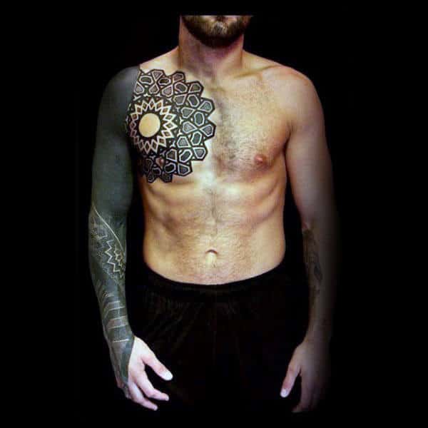 Mens Full Sleeve Interesting Mandala Tattoos
