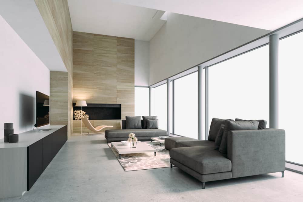 Modern Minimalist Living Room 1