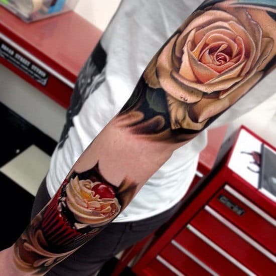 Rose Tattoo Designs For Men