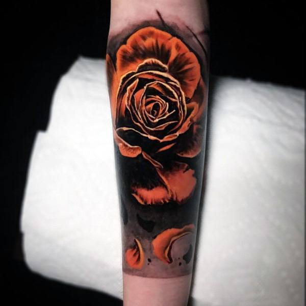 Sick Guys Badass Roses Themed Tattoos