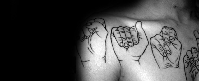 40 Sign Language Tattoo Designs For Men – Communication Ink Ideas