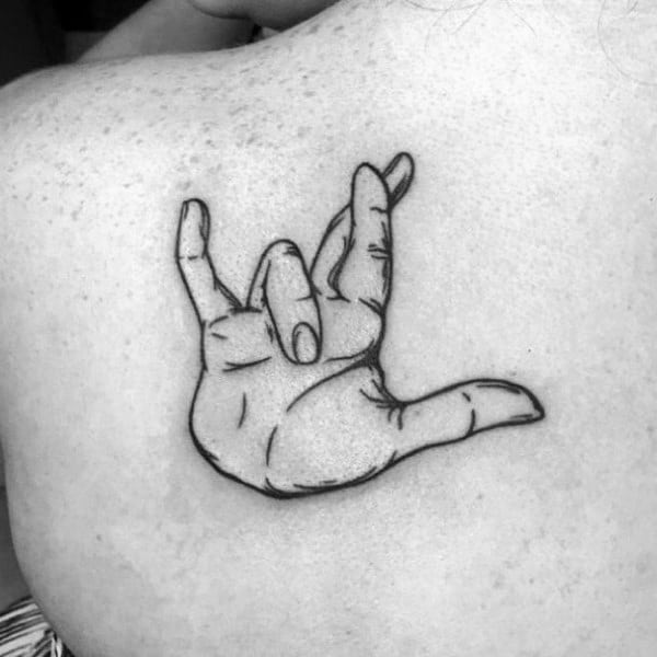 Sign Language Tattoo Ideas For Men