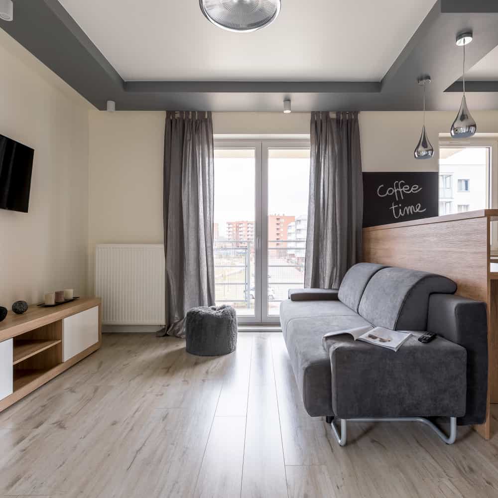 Simple Apartment Minimalist Living Room 1