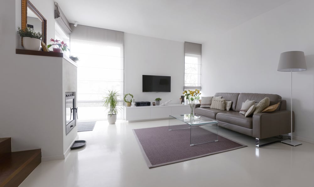 Simple Apartment Minimalist Living Room 2