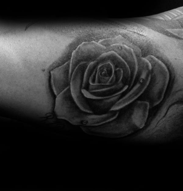 nextluxury realistic 9 black and grey rose tattoos