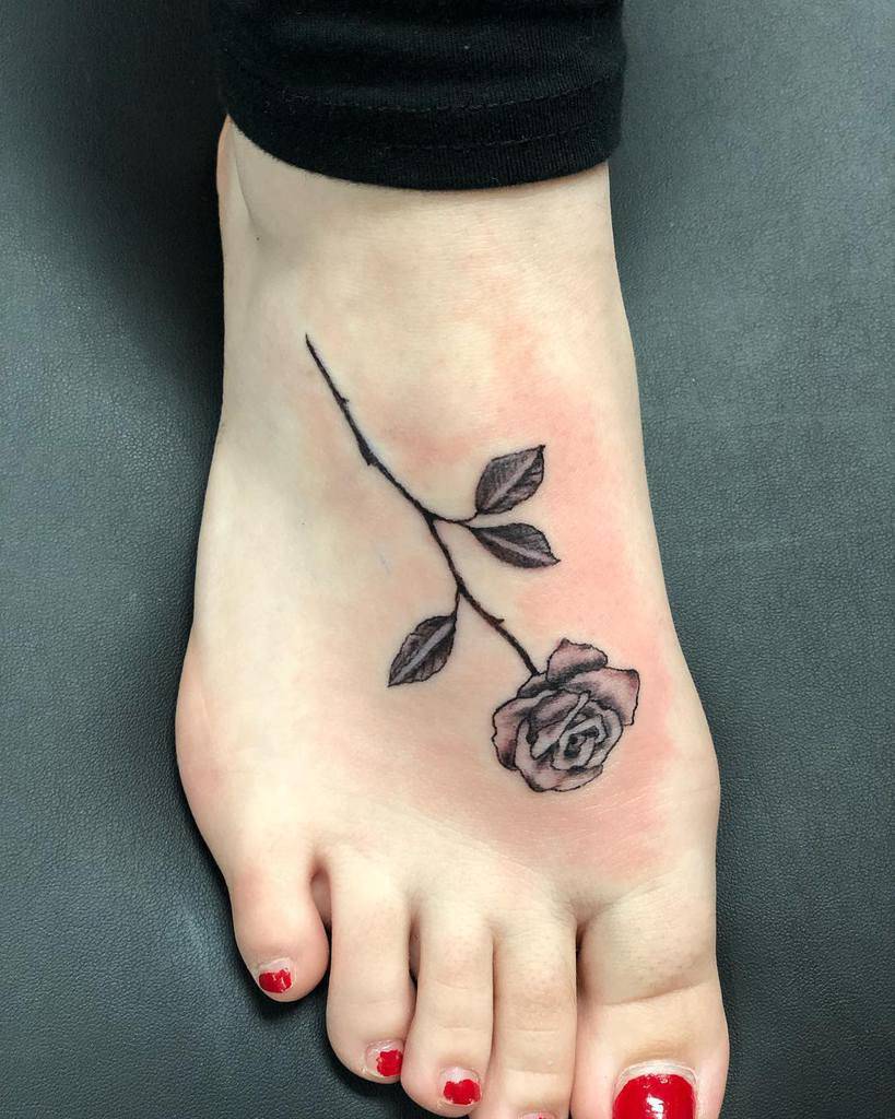 small minimalist black and grey rose tattoos rosesrequired