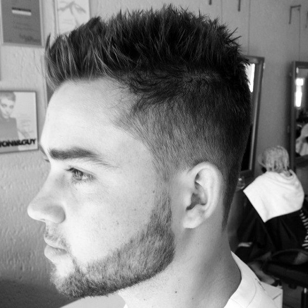 Spiky Classic Male Short Haircuts For Thinning Hair