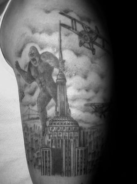 Sweet Mens Empire State Building Tattoo Ideas