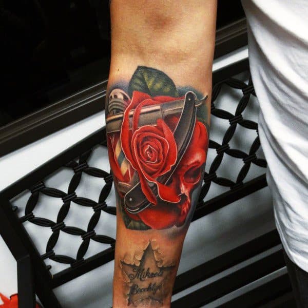 Tattoo Badass Rose Ideas For Guys