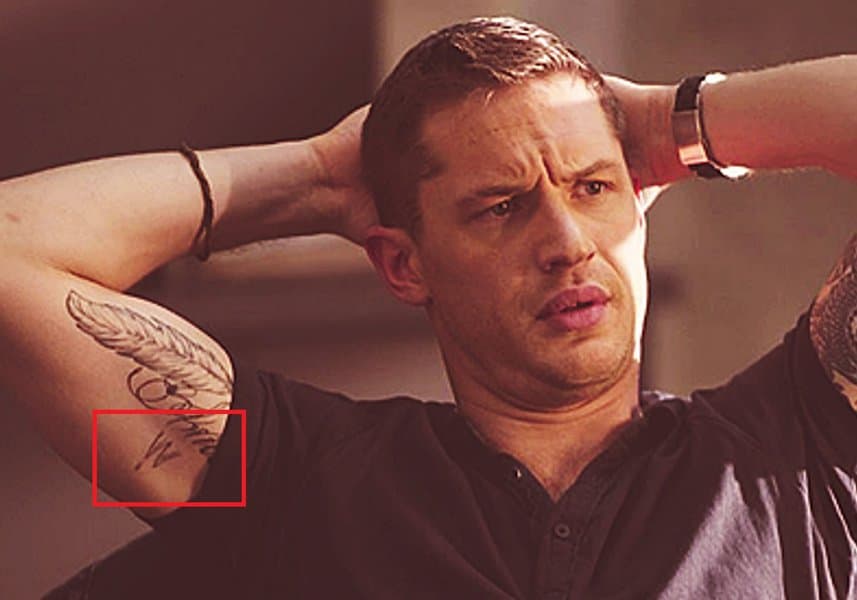 tom hardy w tattoo