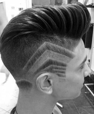 Trendy Hair For Men With Shaved In Sides Lines
