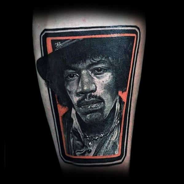 Unique Mens Jimi Hendrix Tattoos