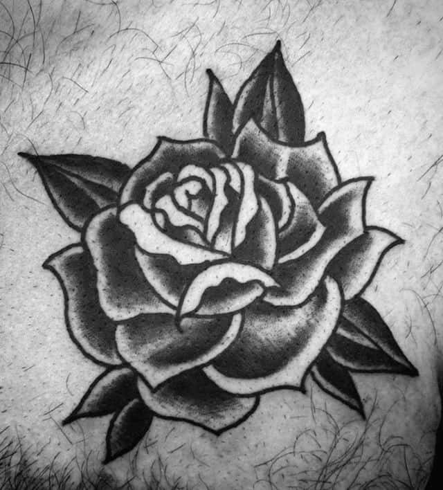 nextluxury simple 9 black and grey rose tattoos
