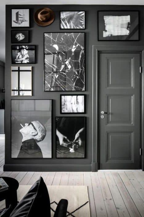 vintage black and white photo wall art