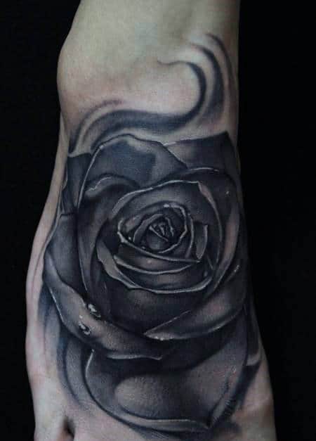 nextluxury shaded 7 black and grey rose tattoos