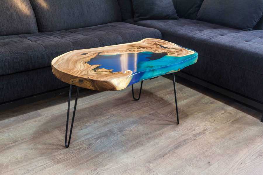 modern slab coffee table