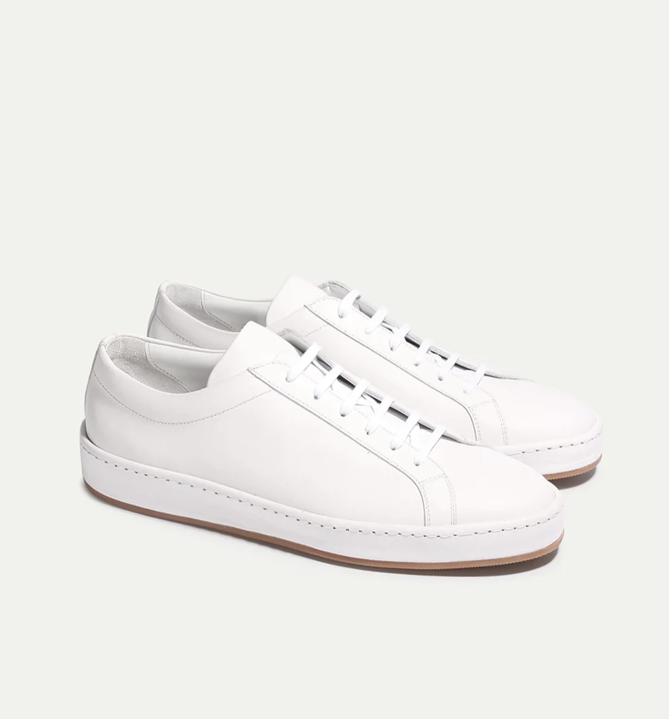 White Voyager Sneaker by Aurélien
